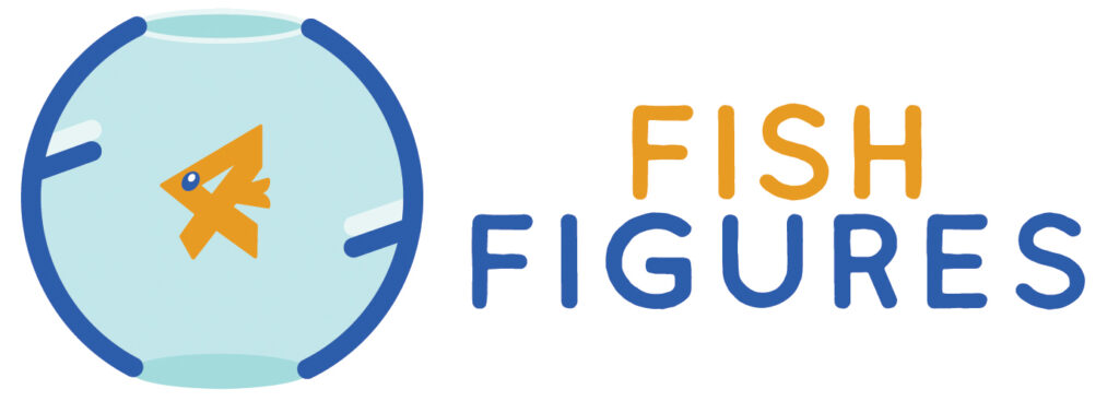 Fish Figures Logo Long